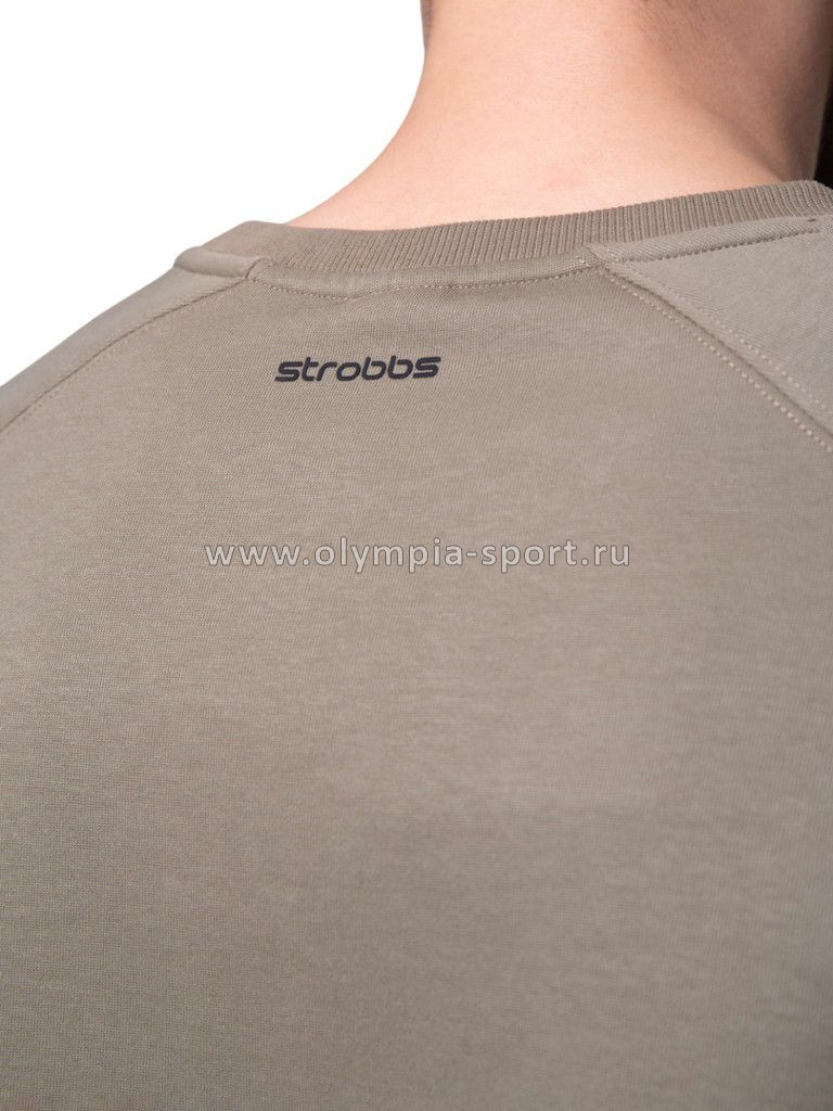 Свитшот мужской Strobbs E2399-24 серо-зеленый