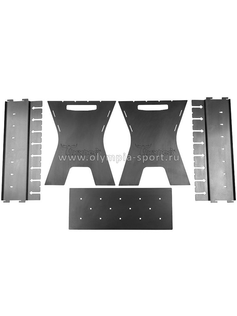 Мангал разборный Трофей 1,5мм, сумка