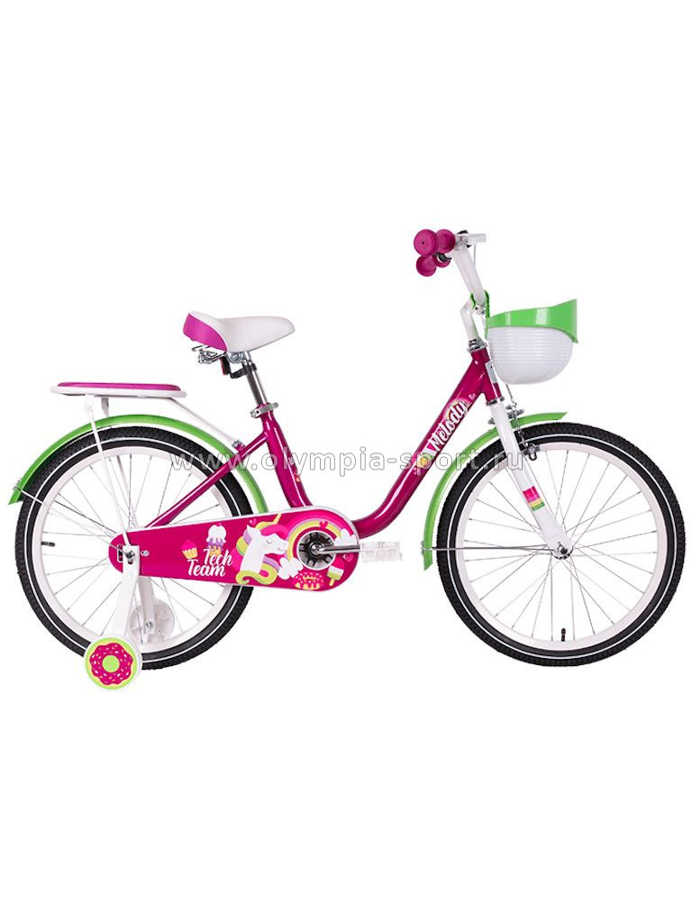 Велосипед TechTeam MELODY 14 (14" 1ск.) красный